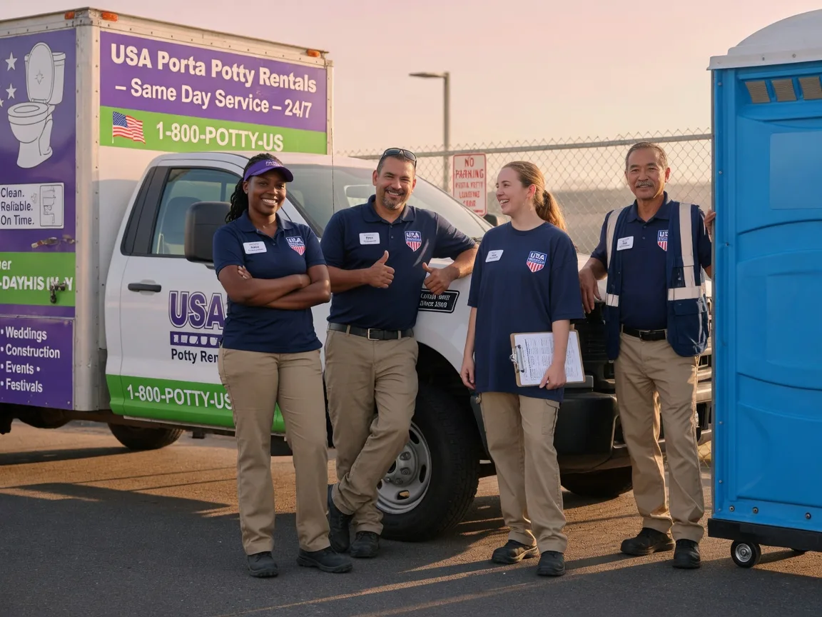 Porta Potty Rental company in Flagtown, NJ